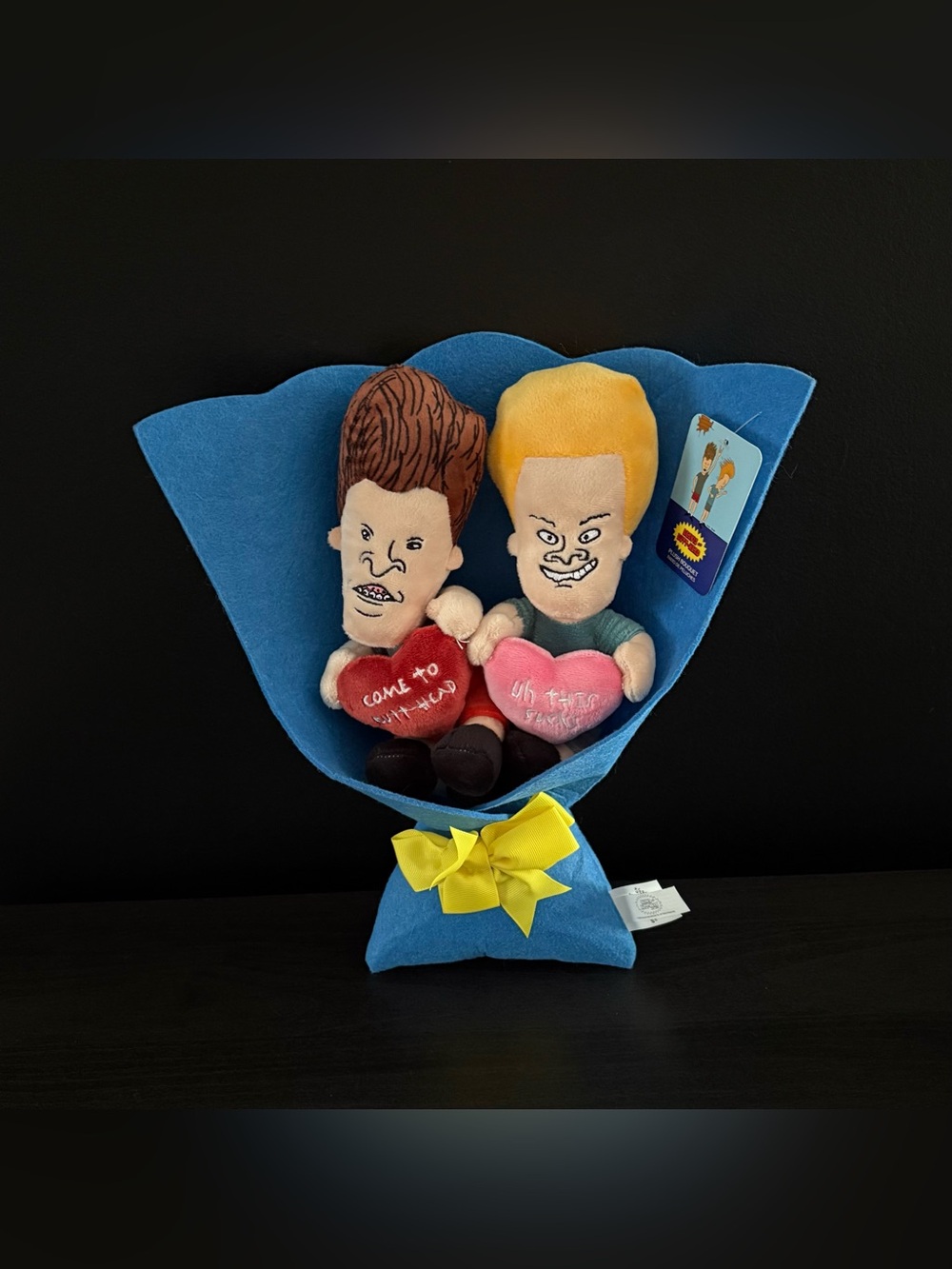NEW Beavis And Butt-Head Plush Bouquet With Hearts MTV Valentine's Day 2026